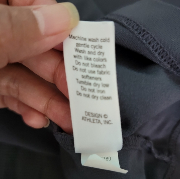 ATHLETA Women's Grey Skort Sz XLT Side Pockets Tennis Golf Athleisure Stretchy - Picture 8 of 9